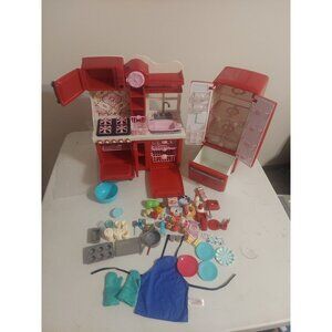 Our Generation Kitchen & Fridge for American Girl Doll Play Set W/ Accessories